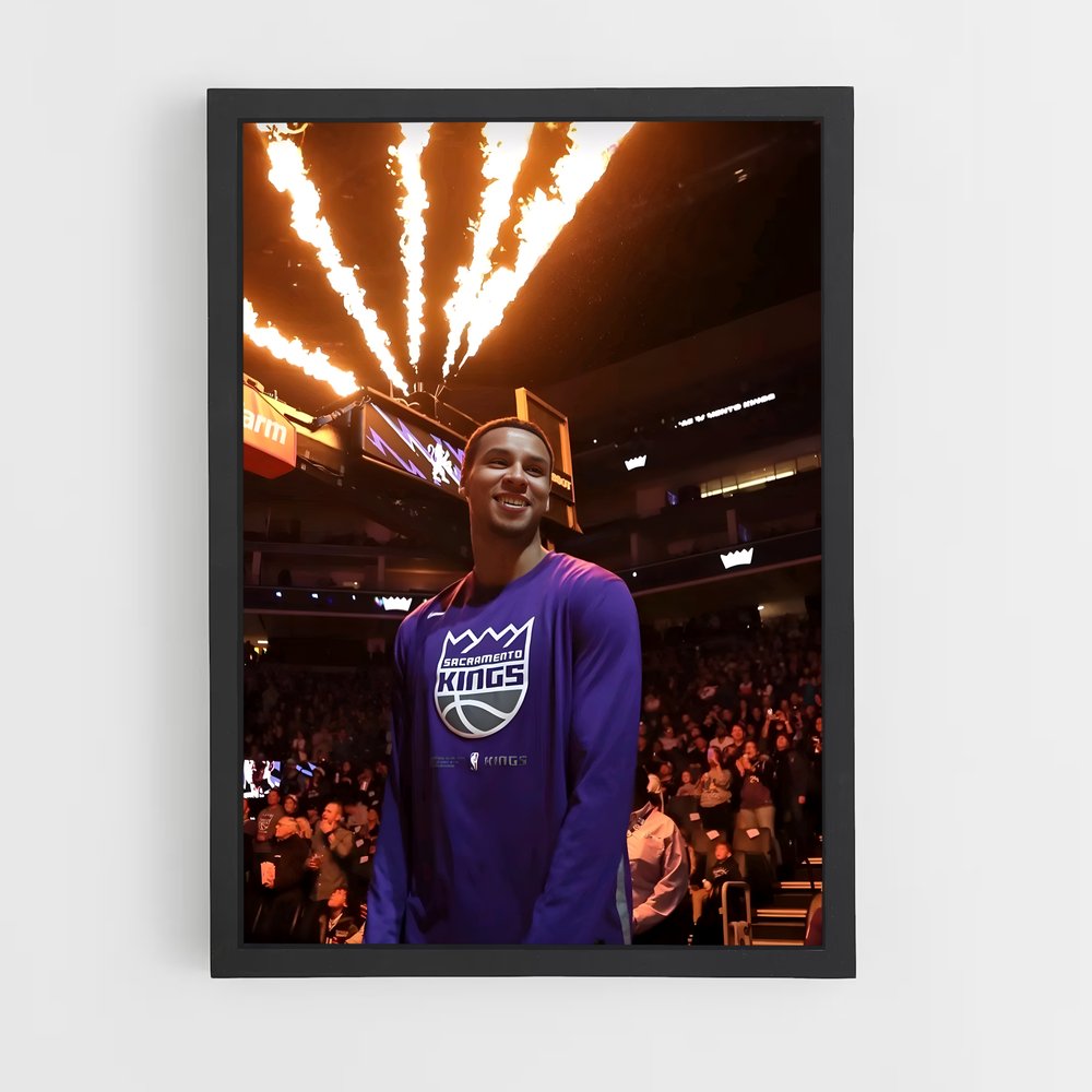 Poster Sacramento kings – affiche Basketball (vue 2)
